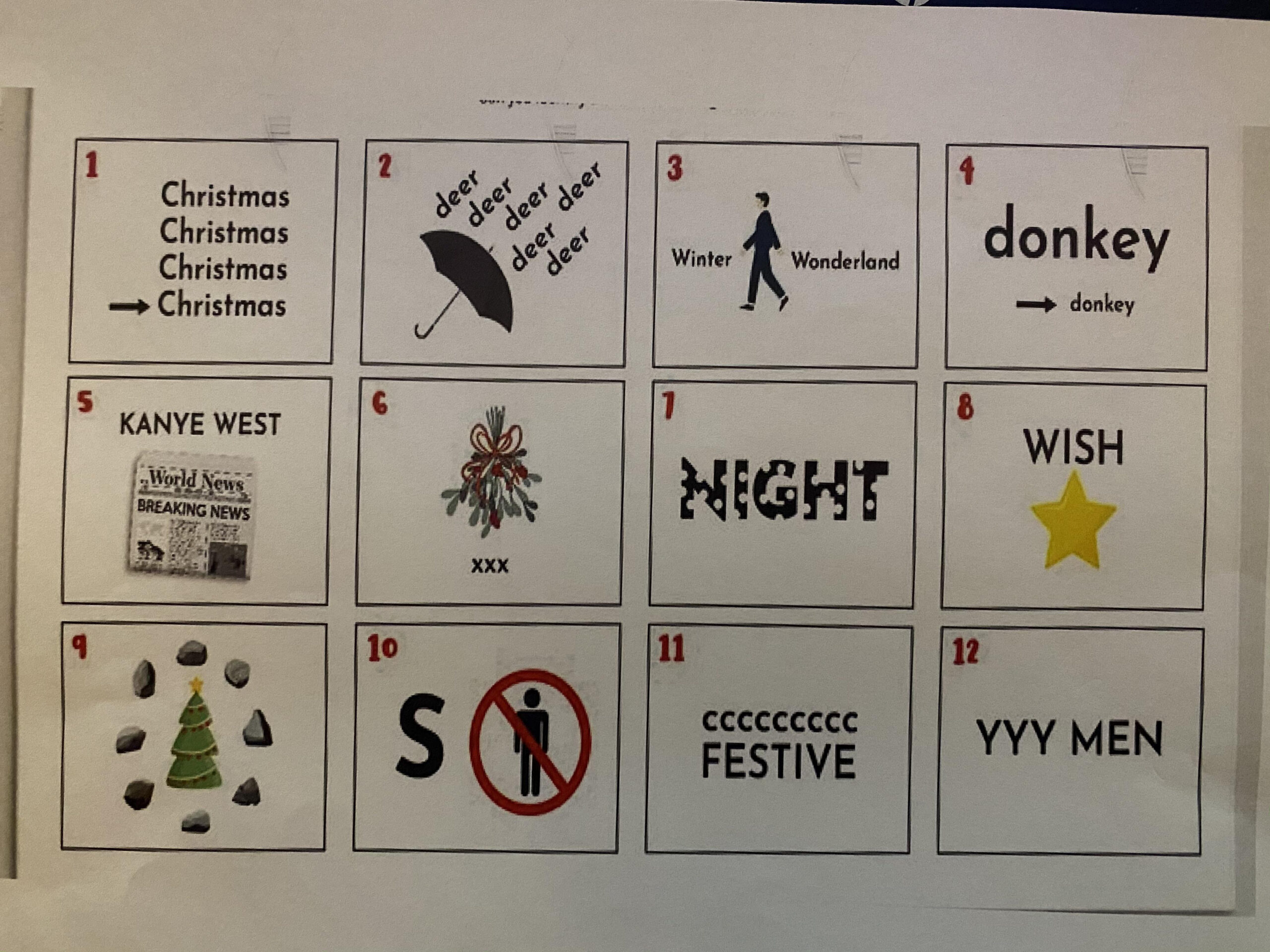 Christmas Rebus Puzzles | Puzzle A Day throughout Christmas Logic Puzzles With Answers For Adults