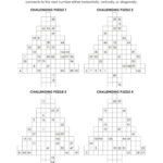 Christmas Tree Hidato Puzzles [Free Printable Pdf] Intended For Christmas Logic Puzzles Answers