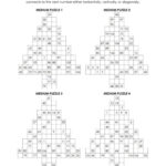Christmas Tree Hidato Puzzles [Free Printable Pdf] Regarding Christmas Logic Puzzles With Answers For Adults
