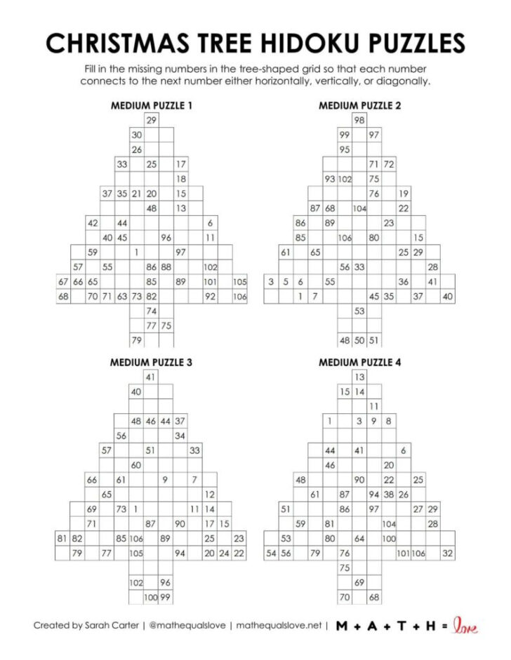 Christmas Logic Puzzles with Answers For Adults