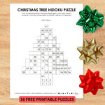 Christmas Tree Hidato Puzzles [Free Printable Pdf] With Regard To Christmas Logic Puzzles With Answers For Adults