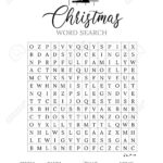 Christmas Word Search Puzzle. Logic Game For Learning English Intended For Logic Lovely Printable Word Searches