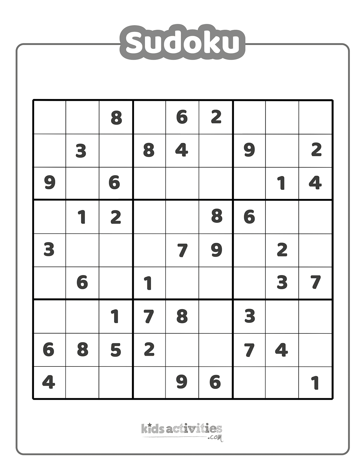 Easy And Hard Sudoku Printables Kids Activities Blog pertaining to Children&amp;#039;S Logic Puzzles Printable