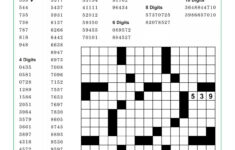 Fill In Puzzles Free Printable - Printable Party Favors regarding Number Fill In Puzzle