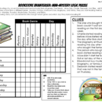 Free Mystery Logic Puzzle For Book Week   Top Rated Teaching In Printable Logic Games For Adults