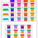 Geometric Logic Table Education Game Worksheet For Children   Kidpid Inside Logic Table Picture For Kids