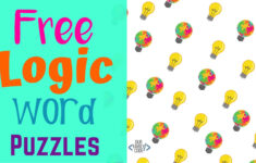 Grab Your Free Printable Logic Word Puzzles – Our Family Code throughout Logic Puzzles Free To Print