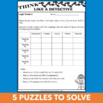 Logic Puzzles For Kids   Deductive Reasoning & Make Your Own! With Logic Puzzles For 5Th Graders