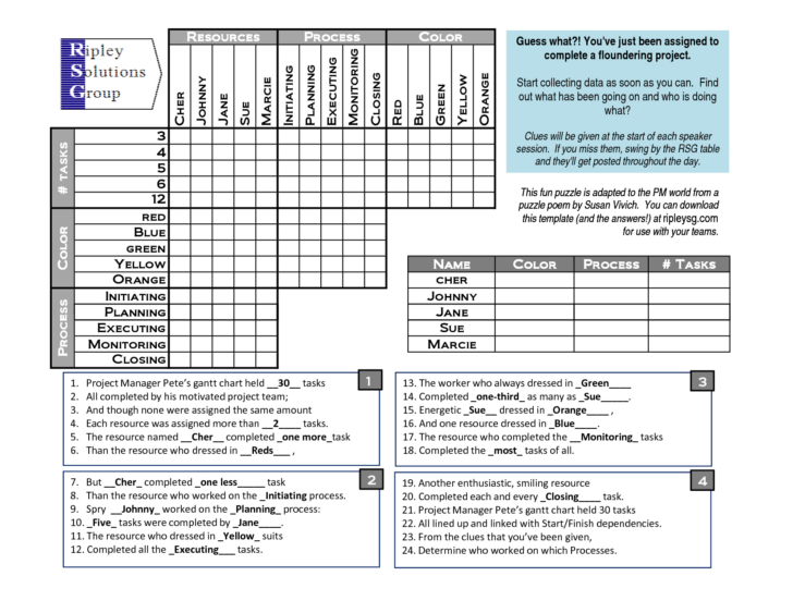 Downloadable Logic Puzzles