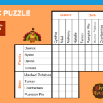 New Thanksgiving Lessons & Templates Inside Thanksgiving Logic Puzzle Printables