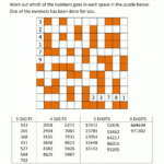 Number Fill In Puzzles Pertaining To Free Printable Fill It In Number Puzzles