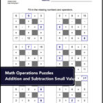 Number Grid Puzzles Within Matrix Puzzles High School