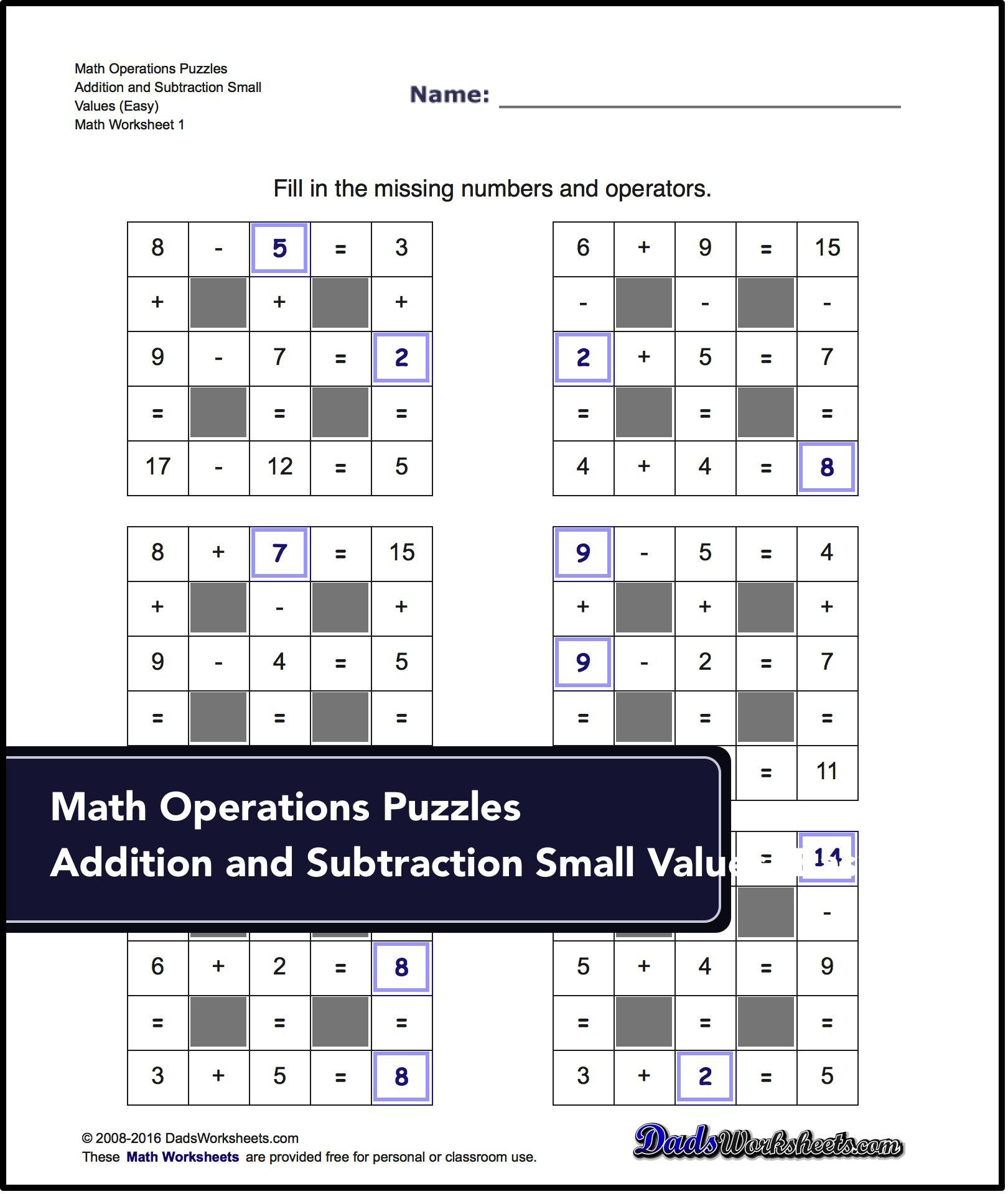 Number Grid Puzzles within Matrix Puzzles High School
