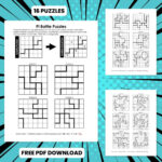 Pi Battle Logic Puzzles | Math = Love Inside 12 Printable Logic Puzzles