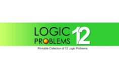 Printable Collection Of 12 Logic Problems - Puzzlers Paradise with Printable Collection of 12 Logic Problems