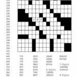 Printable Fill In Puzzle Free Downloadable Number Fill In Puzzle Regarding Free Printable Fill It In Number Puzzles