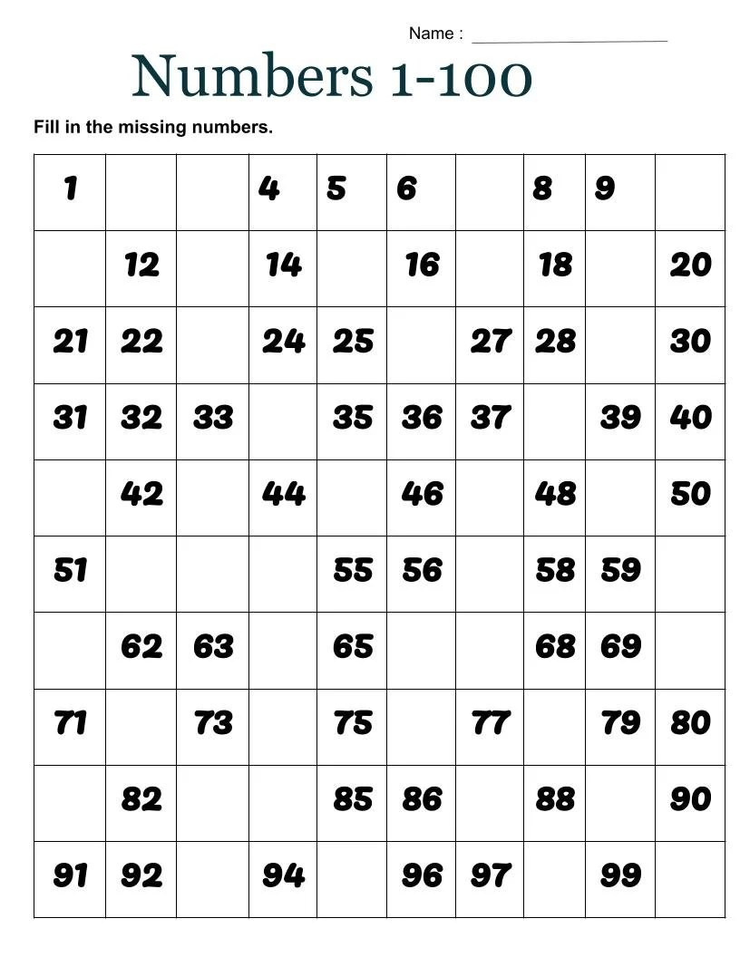 Printable Fill It Ins - Printable Party Favors pertaining to Designindaba Fill in Puzzle Number Fill in Puzzle