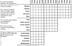 Printable Logic Puzzle – Worksheets Library within Free Printable Logic Puzzles