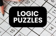 Printable Puzzles (Free Pdf Puzzles To Print &amp; Solve) in Print N Play Logic Puzzles
