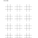 Printable Tic Tac Toe Sheets   All Esl Throughout Tic Tac Logic Printable