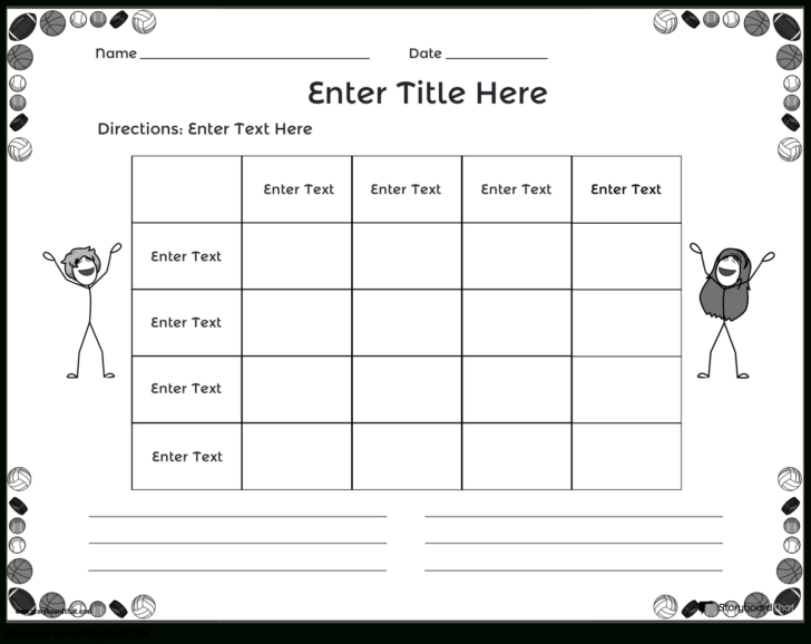 Logic Puzzle Blank Grids Printable