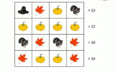 Thanksgiving Math Puzzles pertaining to Thanksgiving Logic Puzzle Printable