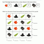 Thanksgiving Math Puzzles Throughout Thanksgiving Logic Puzzle Printables