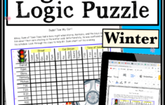 Winter Logic Puzzle For High School – Payhip intended for Winter Logic Puzzles Printable