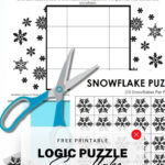 Winter Logic Puzzles For Kids   Free Printable Snowflake Logic Puzzle In Winter Logic Puzzles Printable Free