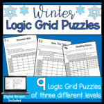 Winter Logic Puzzles | Madeteachers Pertaining To Winter Logic Puzzles Printable