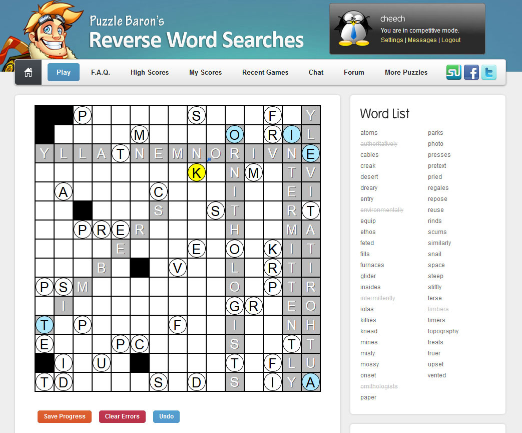 Word Searches | Portfolio Categories | Puzzle Baron inside Logic Puzzles Printable Baron