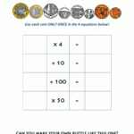 Year 4 Money Challenges Intended For Printable Money Logic Puzzles